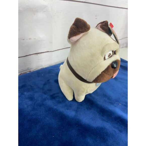 Ty Beanie Babies Mel The Pug Plush From Secret Life Of Pets Collection 6" - Picture 5 of 7